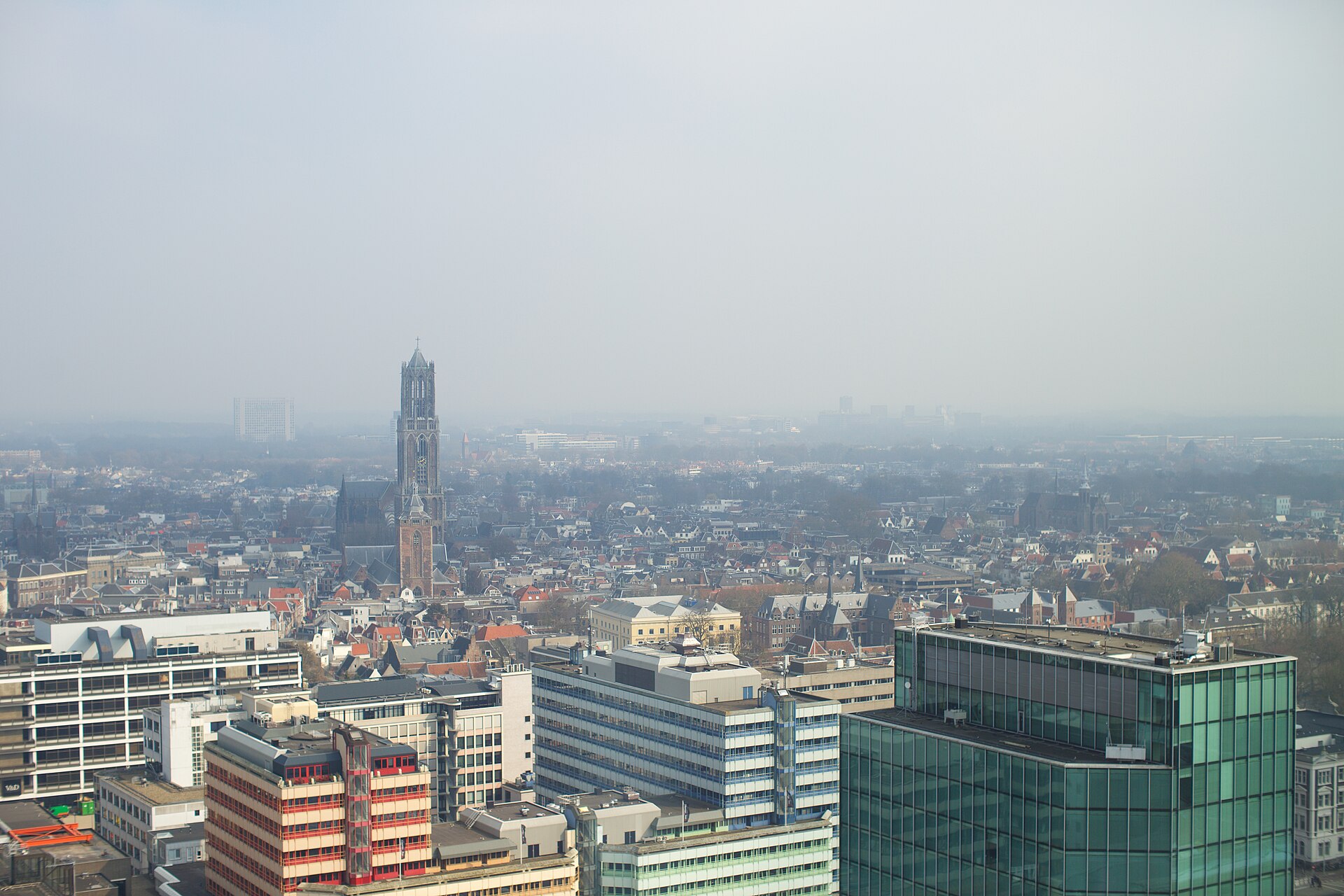 Uitzicht over Utrecht vanuit het Stadskantoor